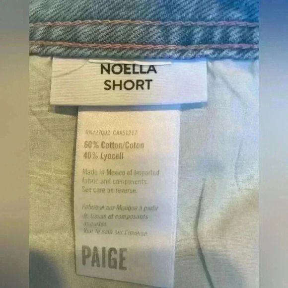 Paige Noella Cutoff Short Women's Color In As If Size 32. - Picture 11 of 11